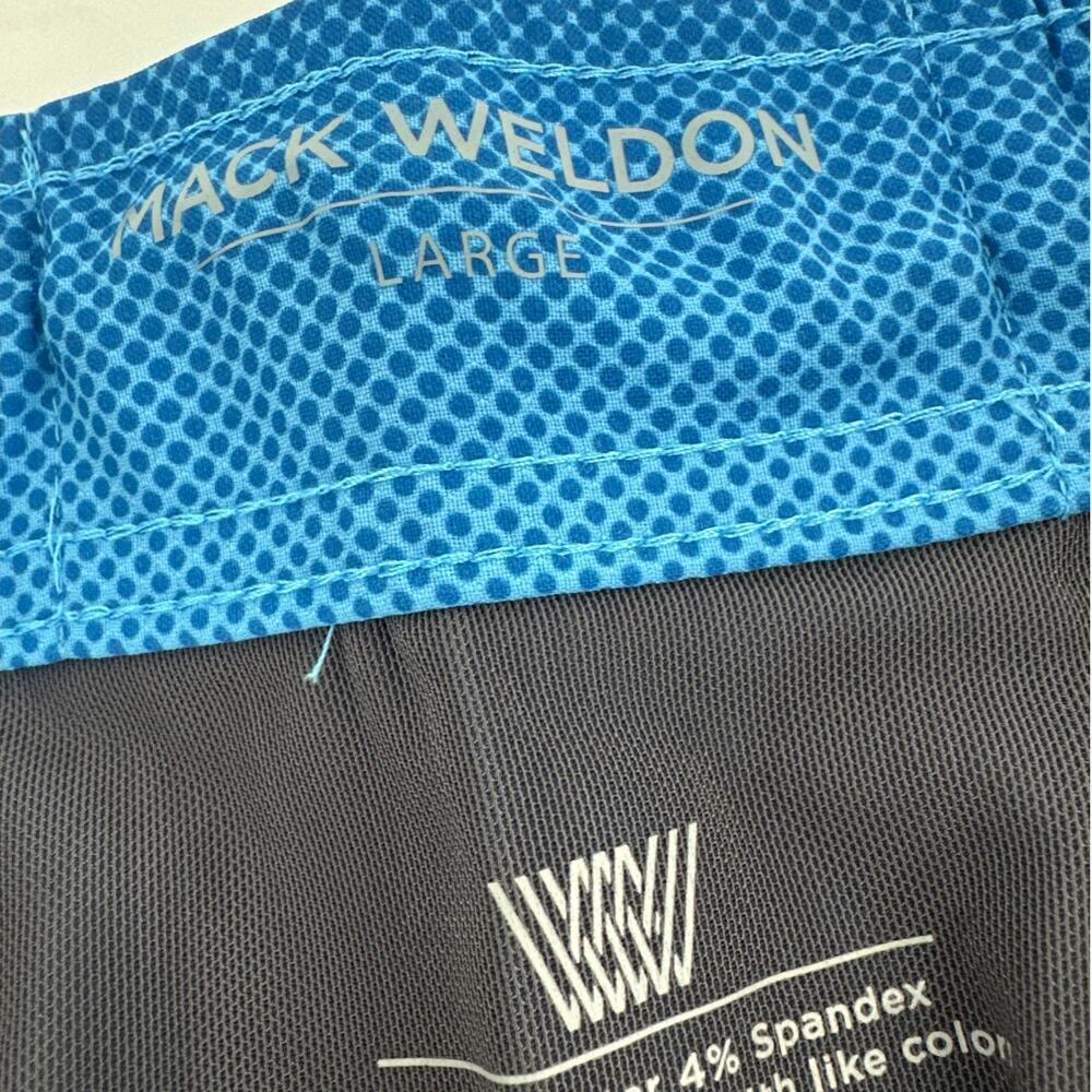 Mack Weldon Waterslide Pulse Stripe Swim Trunk Size L - Picture 7 of 10